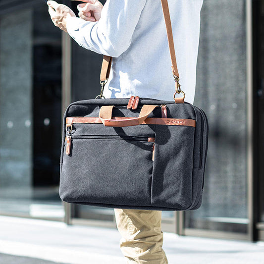 Norvo | Retro Casual Crossbody Ryggsekk med Laptoprom