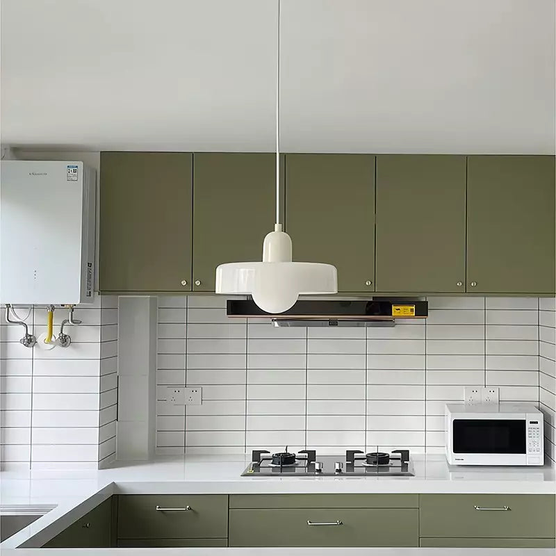 Norvo | Scandi Bauhaus Pendellampe – Stilig oransje taklampe for moderne rom