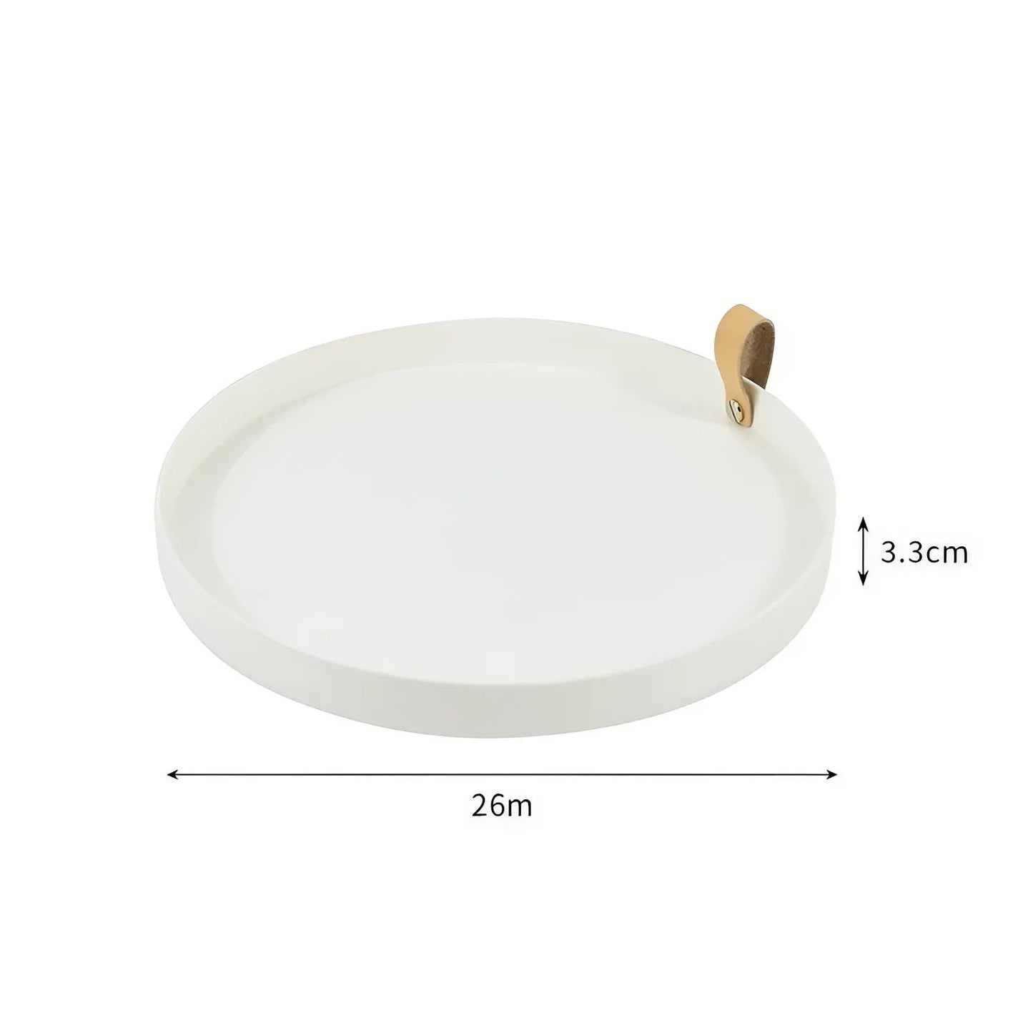 Norvo | Enkel ensfarget rund oppbevaringsfat