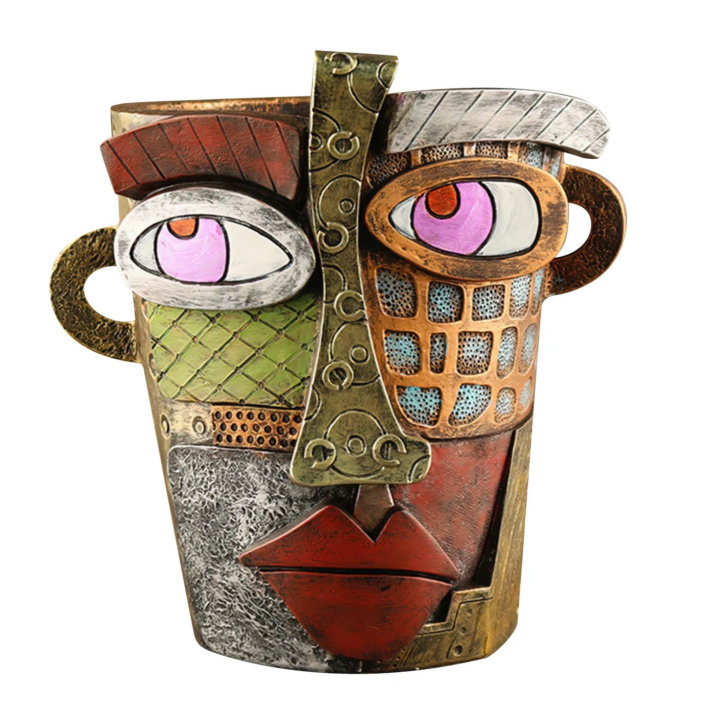 Norvo | Stilig Abstrakt Kkunst Blomsterpotte Ornamenter - RetroVisage