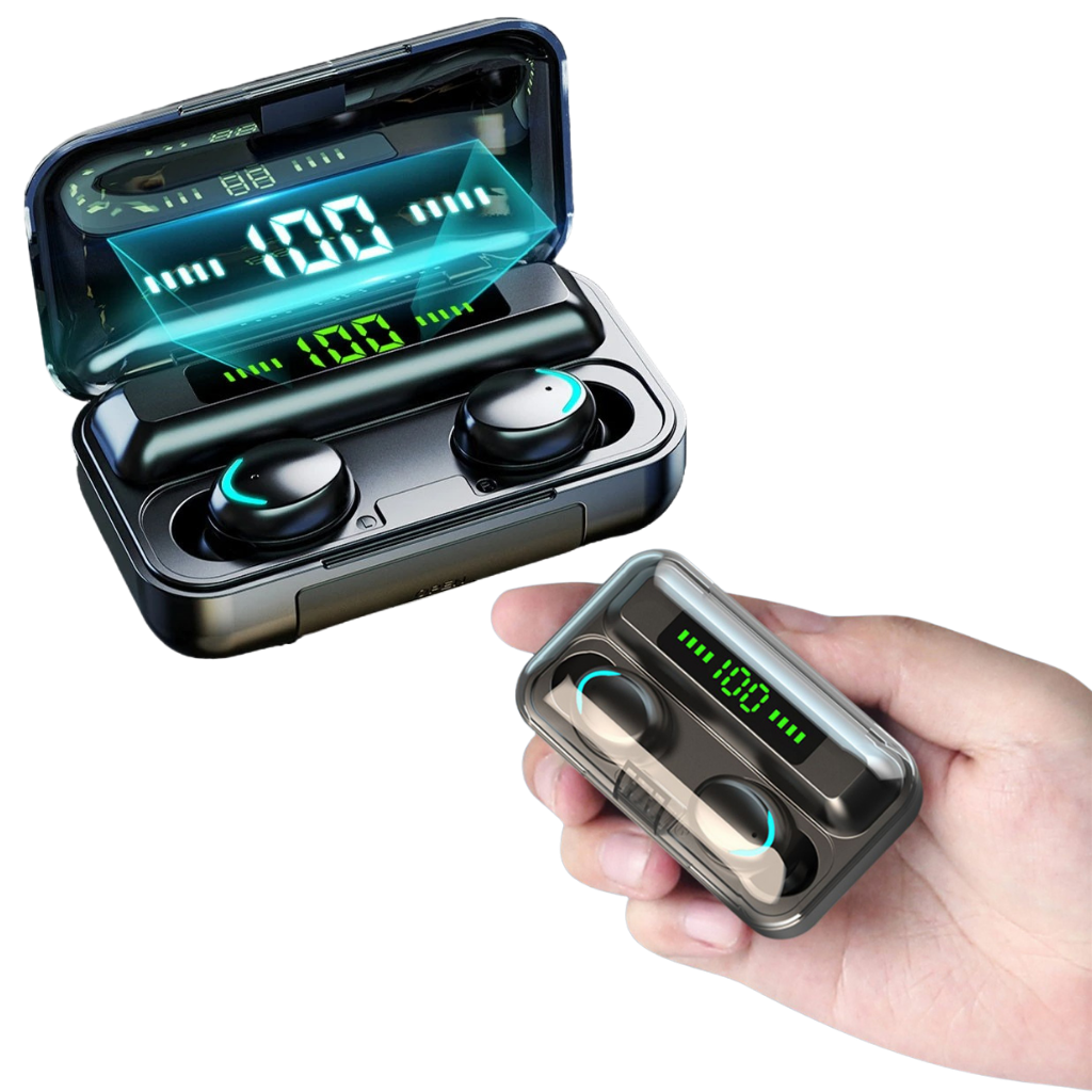 Bluetooth-øretelefoner med ladeboks