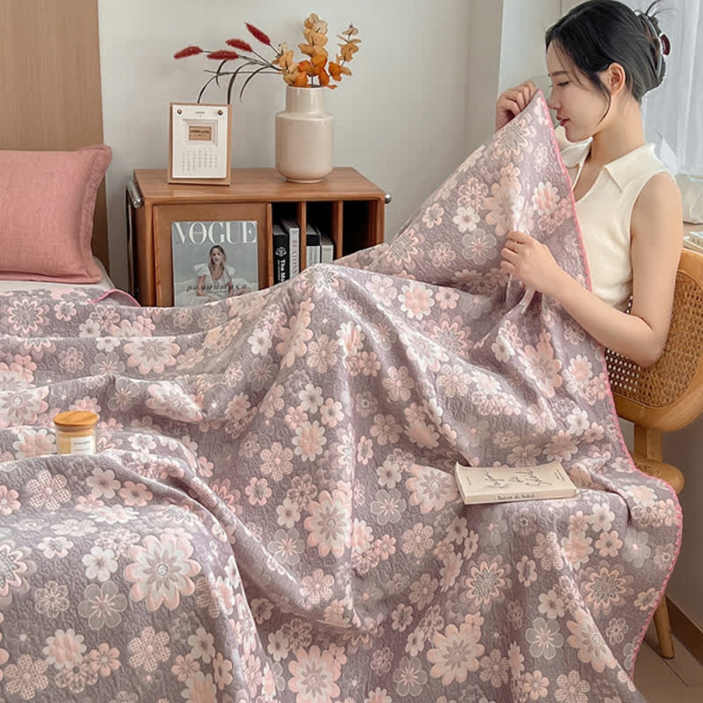 Norvo | Reverie Floral Bomull Gasblader Teppe