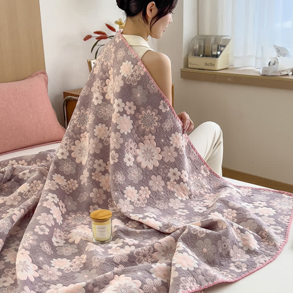Norvo | Reverie Floral Bomull Gasblader Teppe