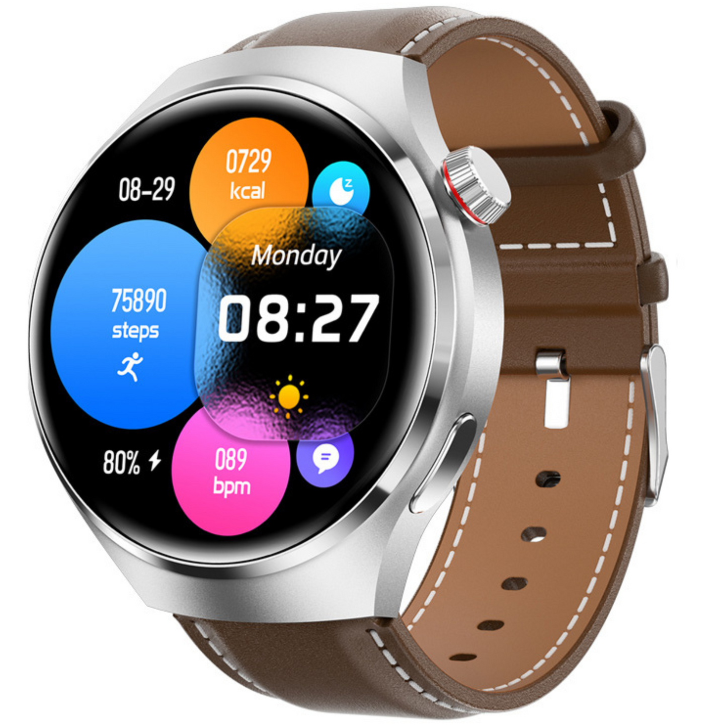 Norvo | Smartklokke: Ideell for Sport, Forretning & Livsstil Ekg, Amoled Hd, Bluetooth, Hjertefrekvens Begrenset Utgave