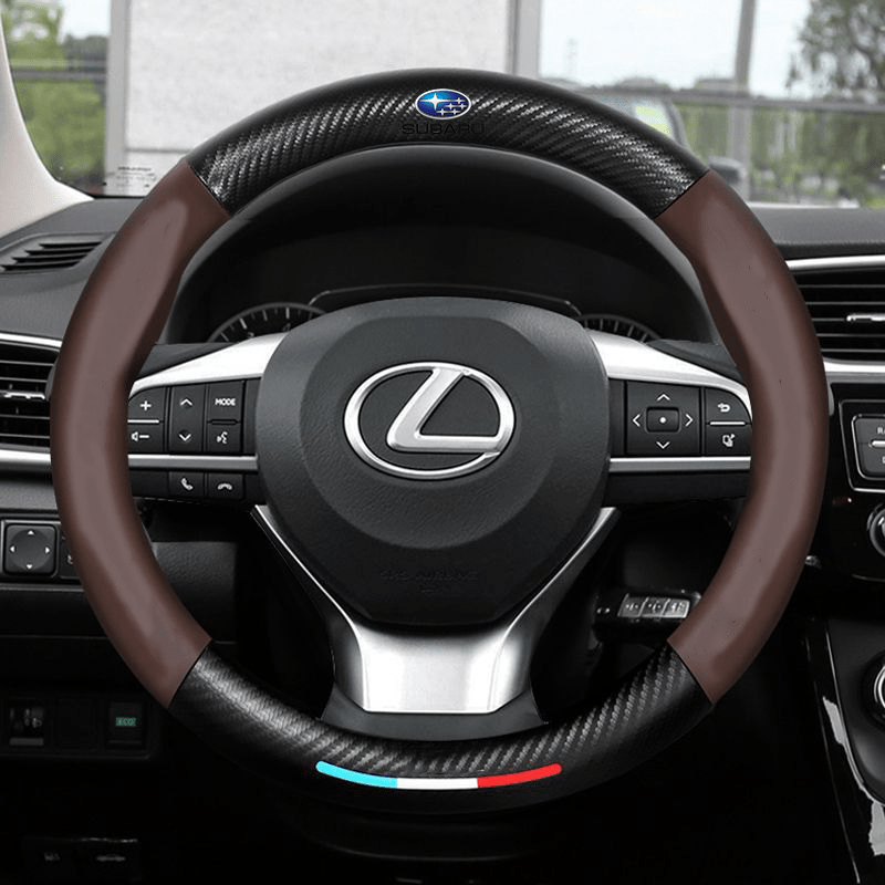 Norvo | Ripekkende rattdeksel med pustende lær