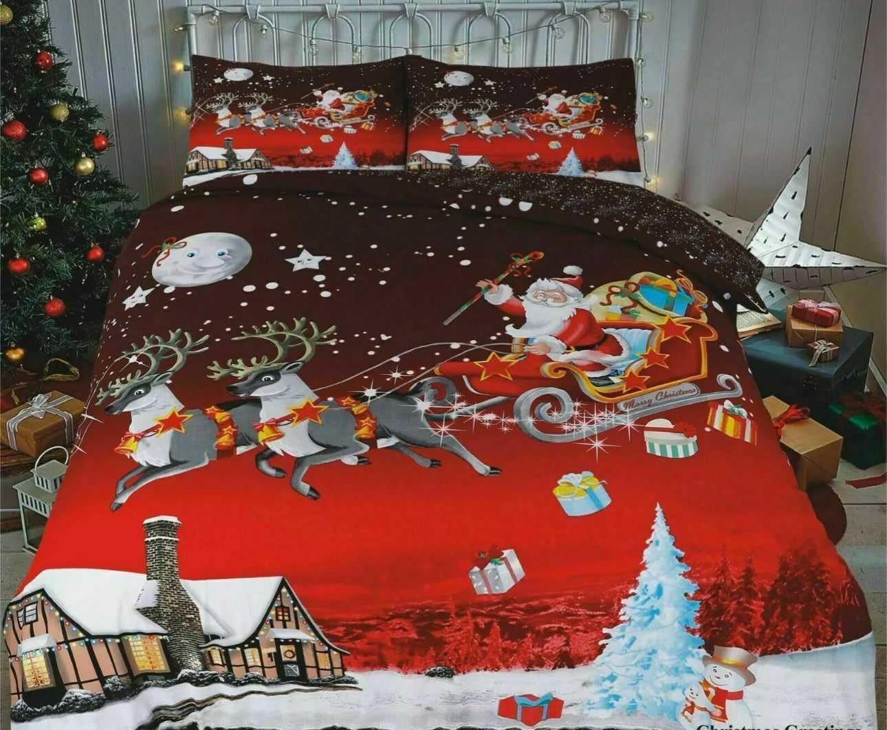 Norvo | Julehilsen KING Size Duvet Sett