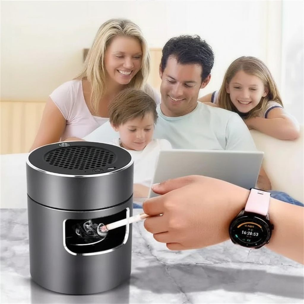 Norvo | USB-drevet askebeger med HEPA-filter og ionisator