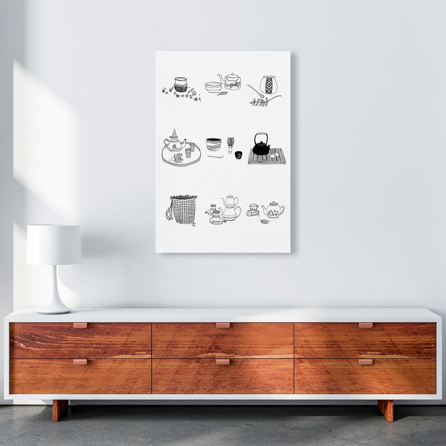 Norvo | All Tea A3 Kunsttrykk
