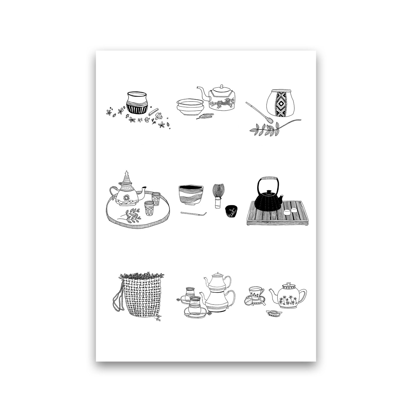 Norvo | All Tea A3 Kunsttrykk