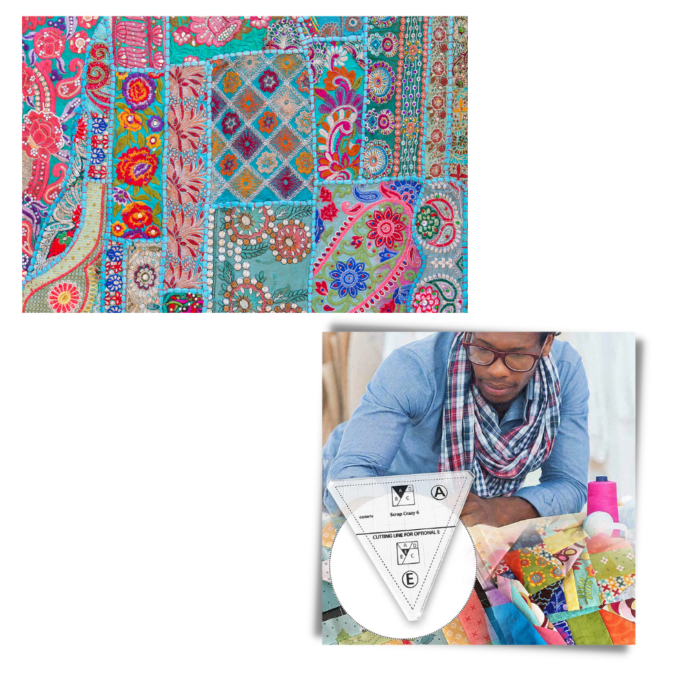 Kreativ quiltingmal