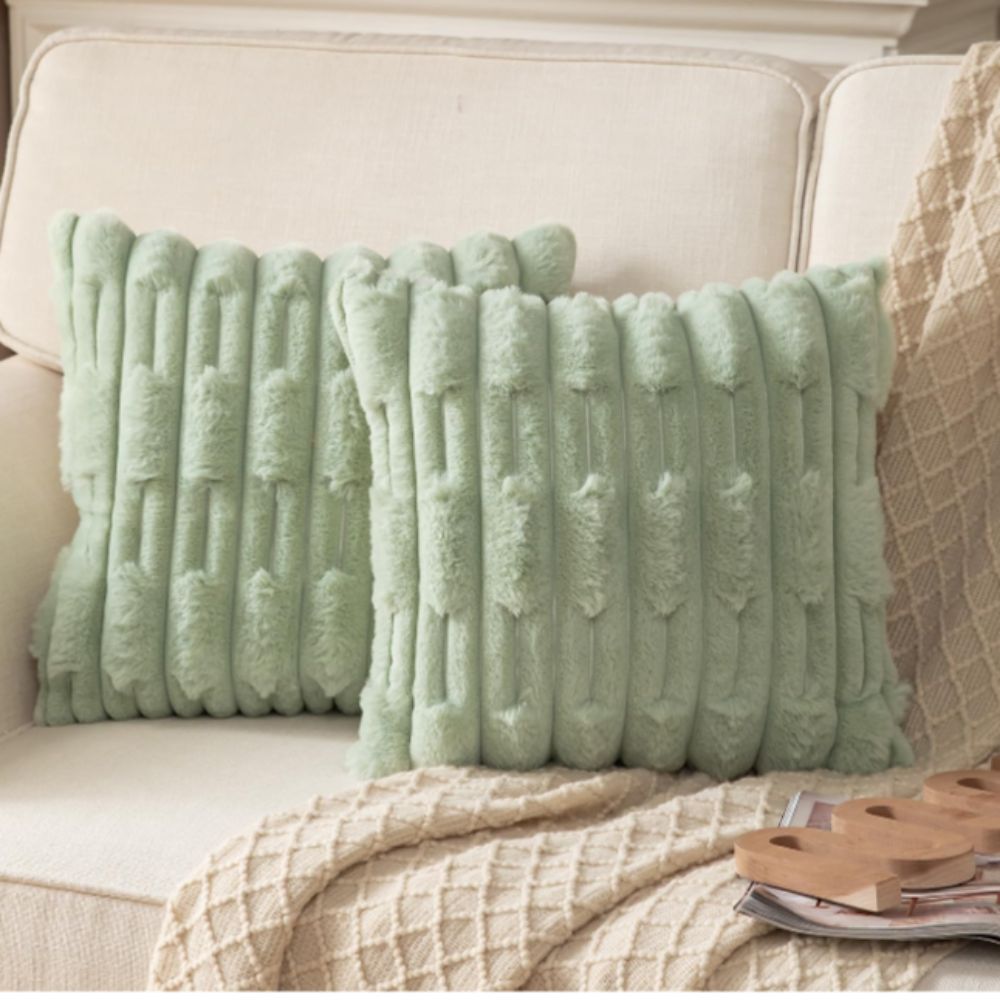 Norvo | Calm Weave Plush Cushion Cover