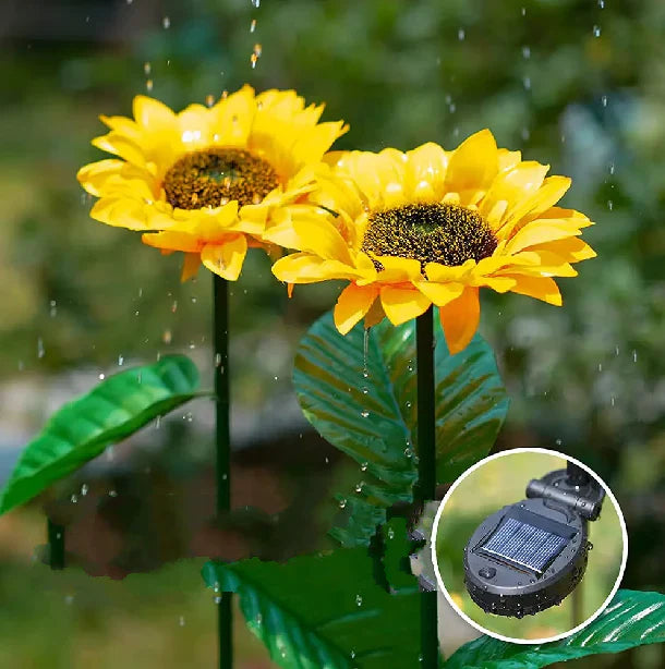 Norvo | Vanntett Solar Solsikke Lampe for Hage & Terrasse