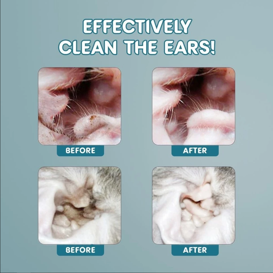 Naturlige kattøre rengjøringsdråper Norvo