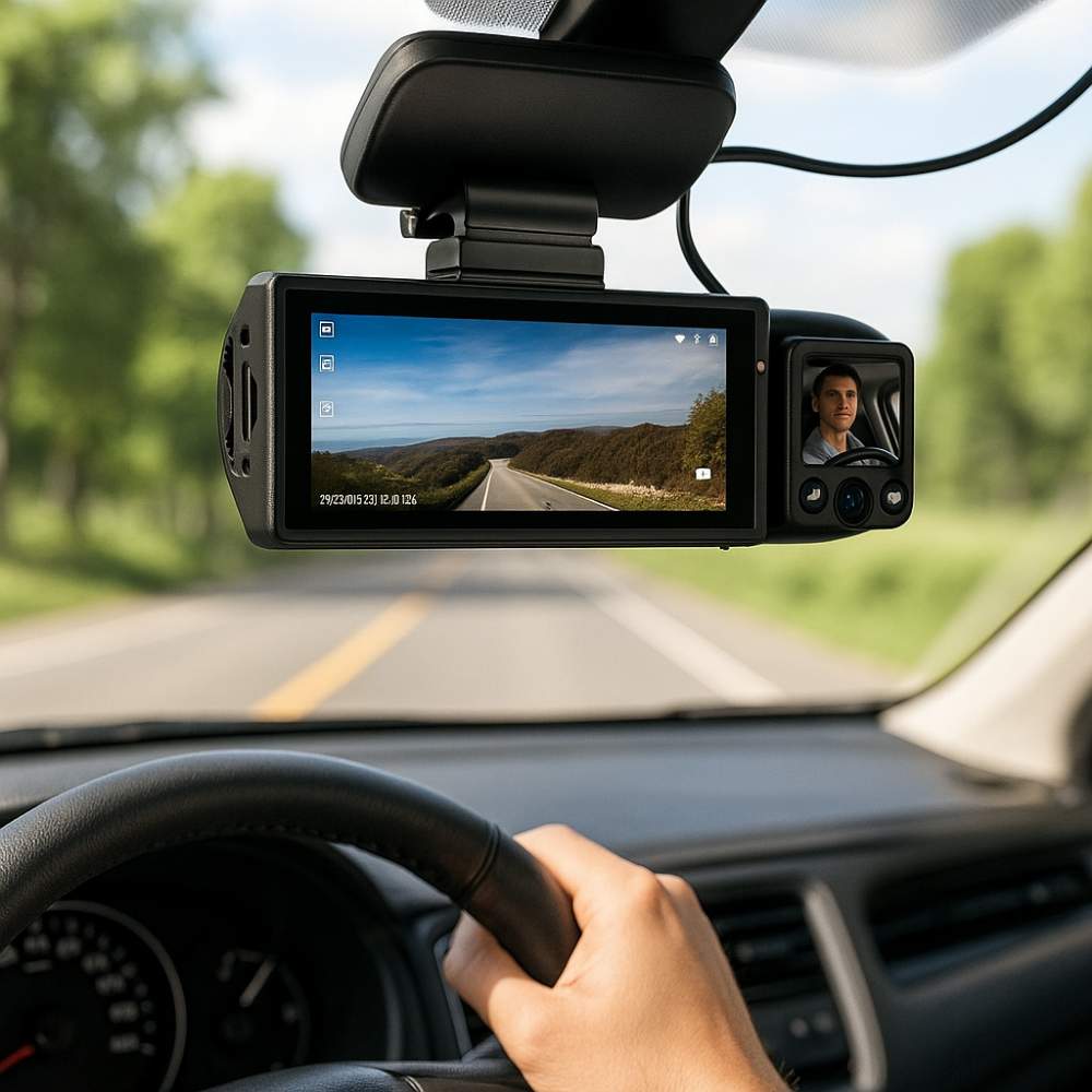 Norvo | Bil Dash Kamera Dual Linse WiFi Natt Sikt Opptak