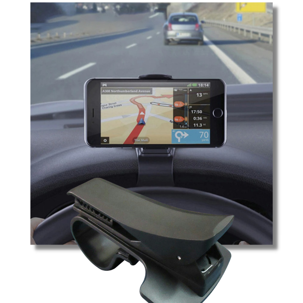 Telefonholder til bilens dashbord