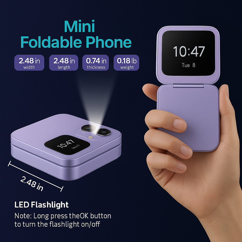 Norvo | Stor skjerm høyvolum fliptelefon med dual SIM og lang standby