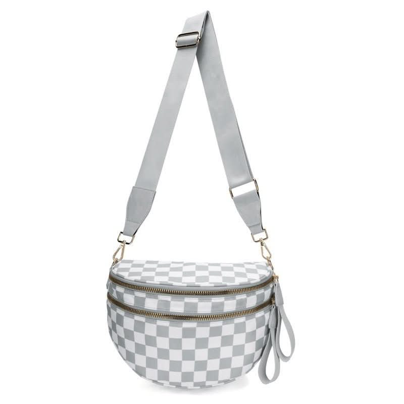 Norvo | Marella Avenue Crossbody Bag | Stylish Checkerboard Bag | Elegant Shoulder Bag for Everyday & Leisure