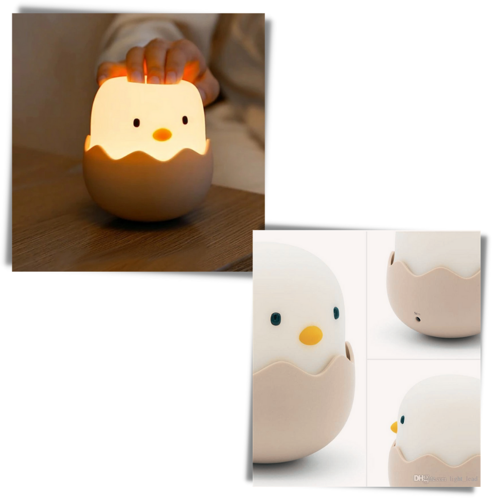 Kylling nattlampe med dimmer
