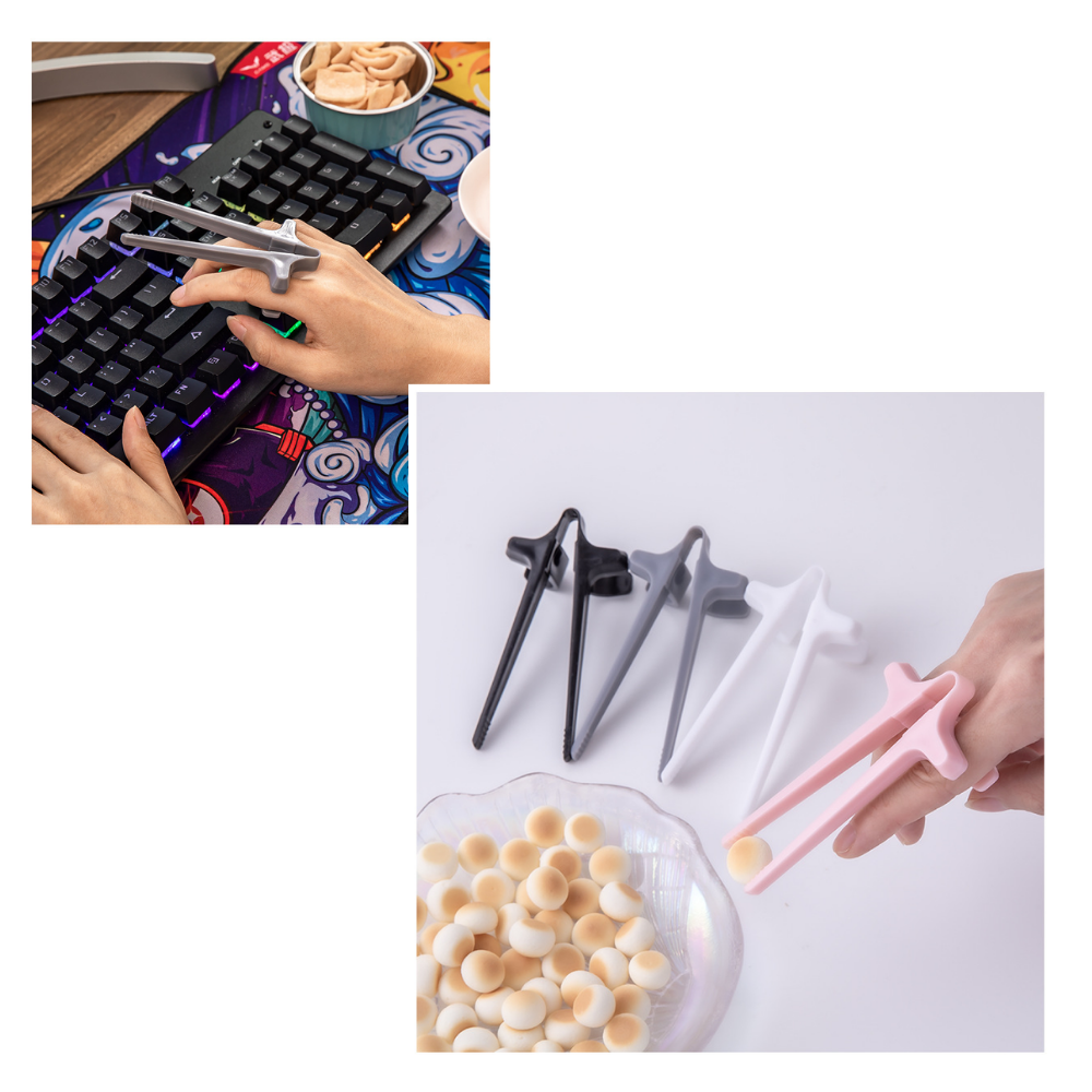Ergonomiske finger spisepinner