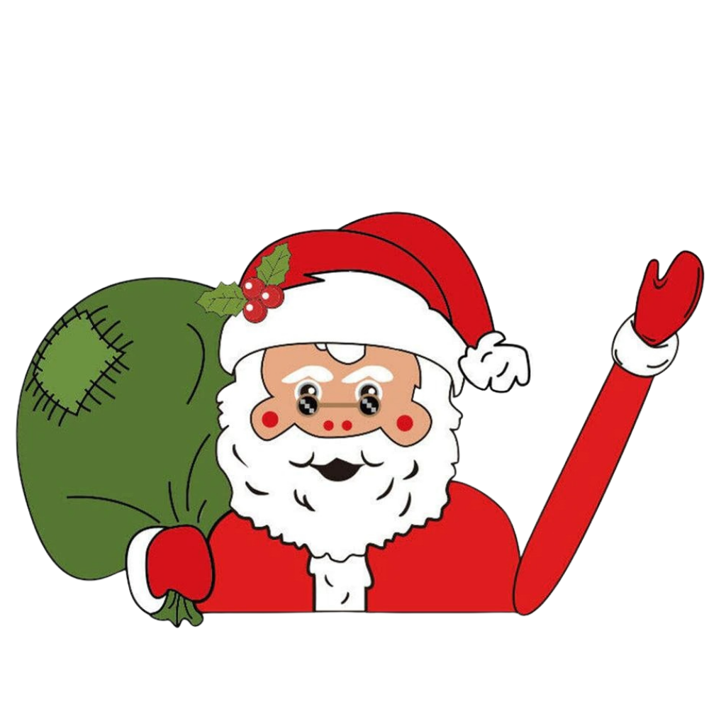 Vindusvisker klistremerker med julemotiv