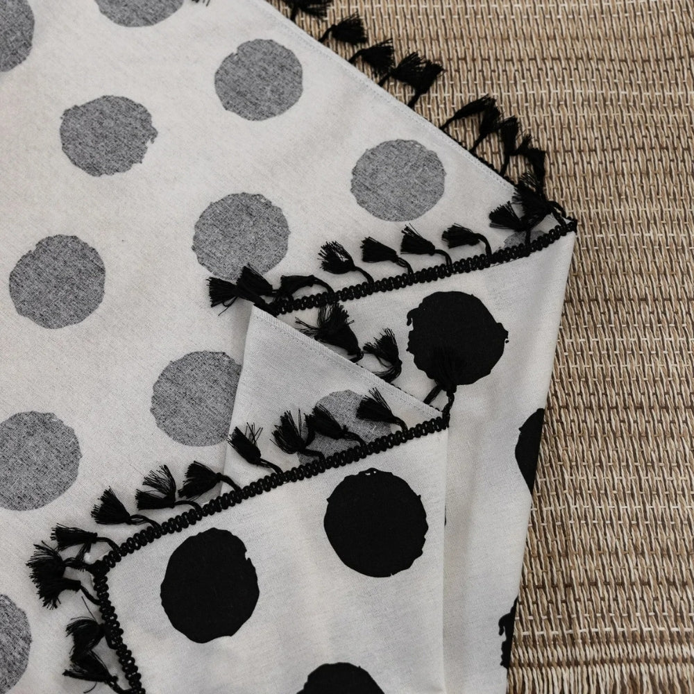 Norvo | Chic Prikkete Franje Vindusgardin