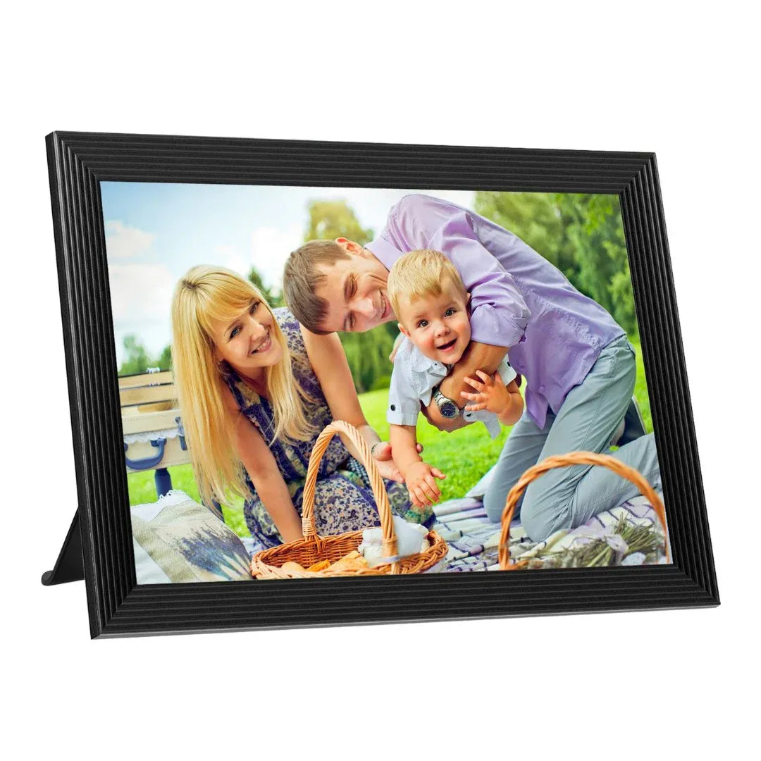 Norvo | Bilderamme - 10.1 Tommers Display Med Stilig Tre Design