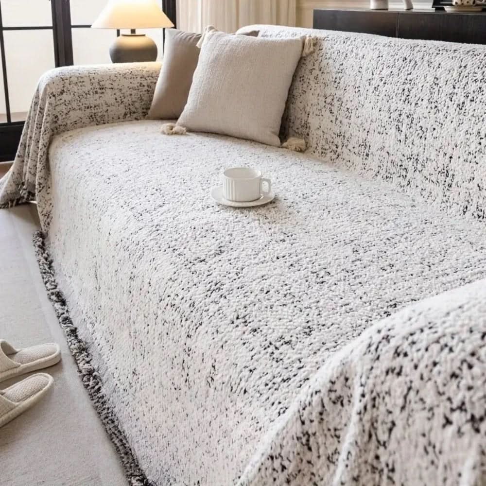 Norvo | Reversibel Mikrofiber Sofa Deksel, Ruggfri og Lett å Ta Vare På