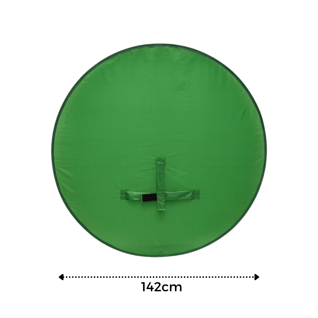 Sammenleggbar green-screen for stol