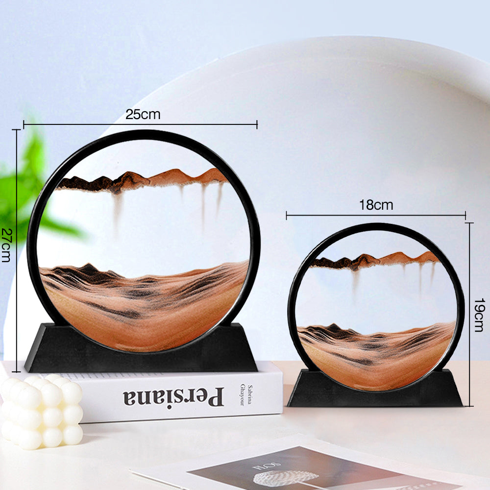 Norvo | 3D timeglass dyp sjø sand landskap