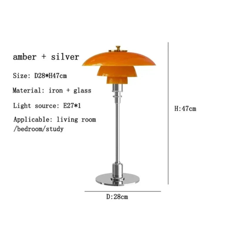 Norvo | LED-bordlampe i glass for lesing