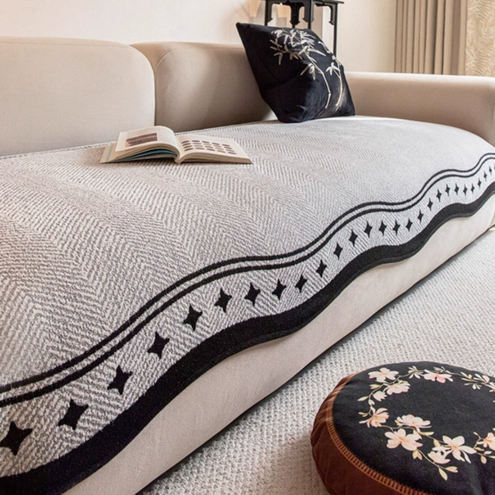 Norvo | Modern Wave Anti-Slip Sofapute