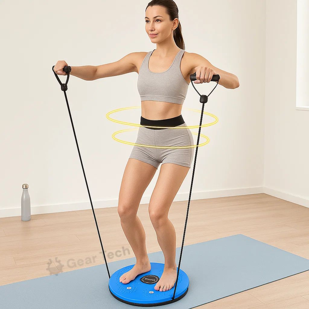 Norvo | Waist Whisper Twisting Disc Pro | Magnetisk Massasje Balansebrett for Kjerne Styrke & Midje Trening Hjemme