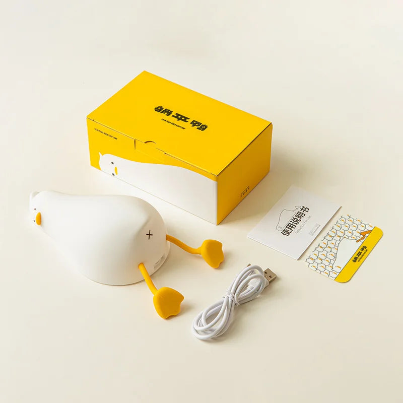 Norvo | QuackyGlow LED And Mood Light | Morsom Nattlampe | LED Dekorasjon for Hjem & Barnerom