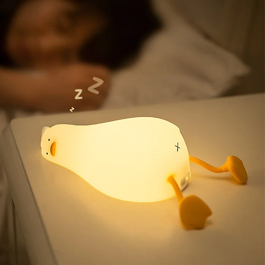 Norvo | QuackyGlow LED And Mood Light | Morsom Nattlampe | LED Dekorasjon for Hjem & Barnerom