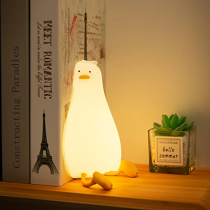 Norvo | QuackyGlow LED And Mood Light | Morsom Nattlampe | LED Dekorasjon for Hjem & Barnerom