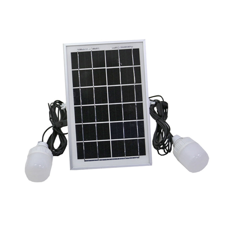 SNF-0092 3W Hvit Lys Sol Lantern Belysning Pære Utendørs IP44 Vanntett LED En for To Belysningssystem Split Hage Lampe, Lengde:5m