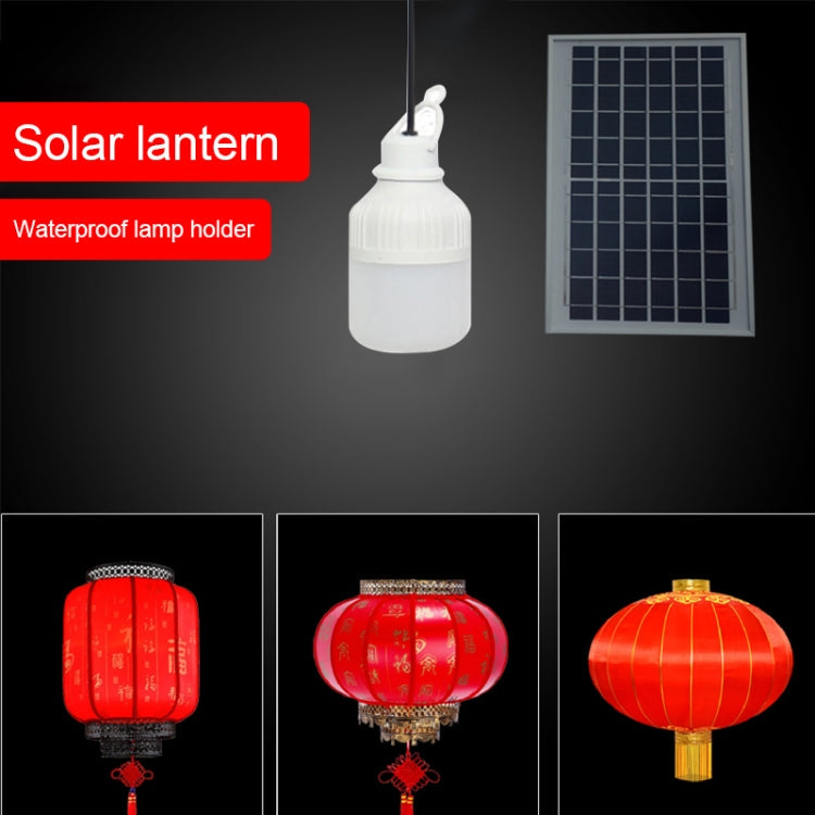 SNF-0092 3W Hvit Lys Sol Lantern Belysning Pære Utendørs IP44 Vanntett LED En for To Belysningssystem Split Hage Lampe, Lengde:5m