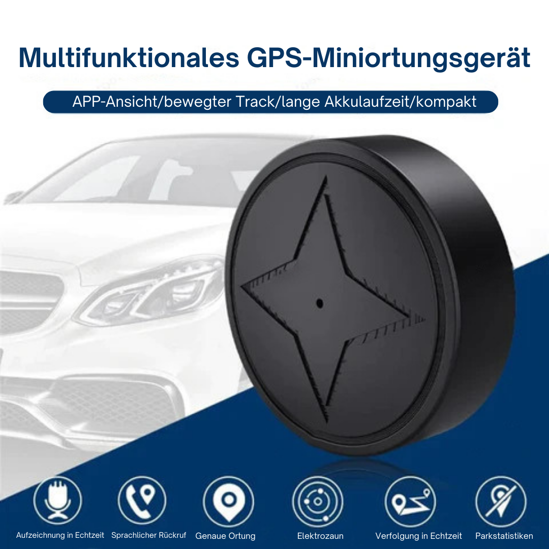 Norvo | Mini Trådløs GPS Tracker med Magnetisk Montering