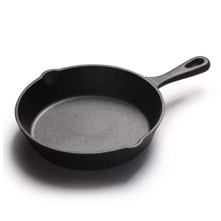 4 deler støpejern stekepanne