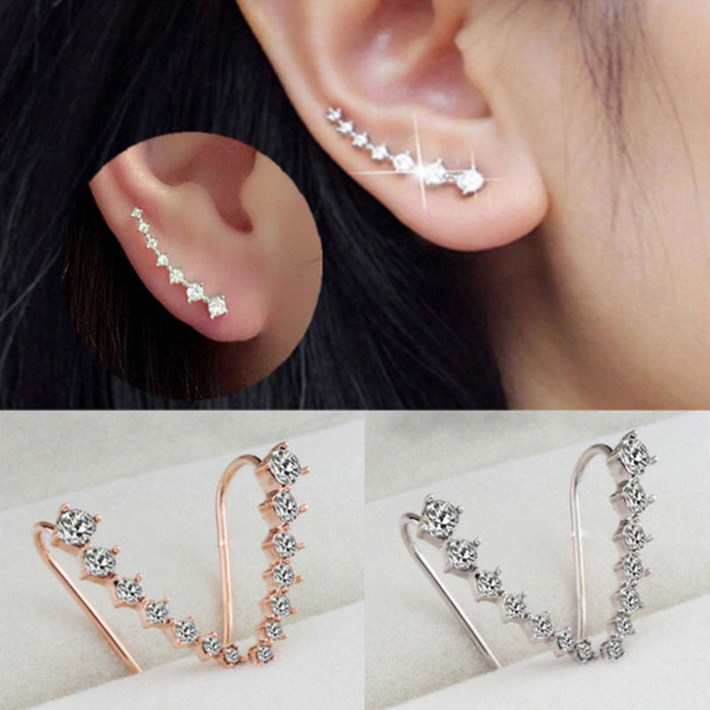Norvo | Seven Star Diamond Stud Earrings