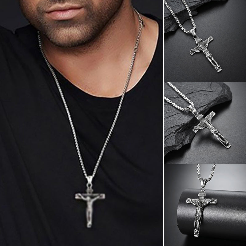 Norvo | Titanium Steel Cross Pendant Necklace