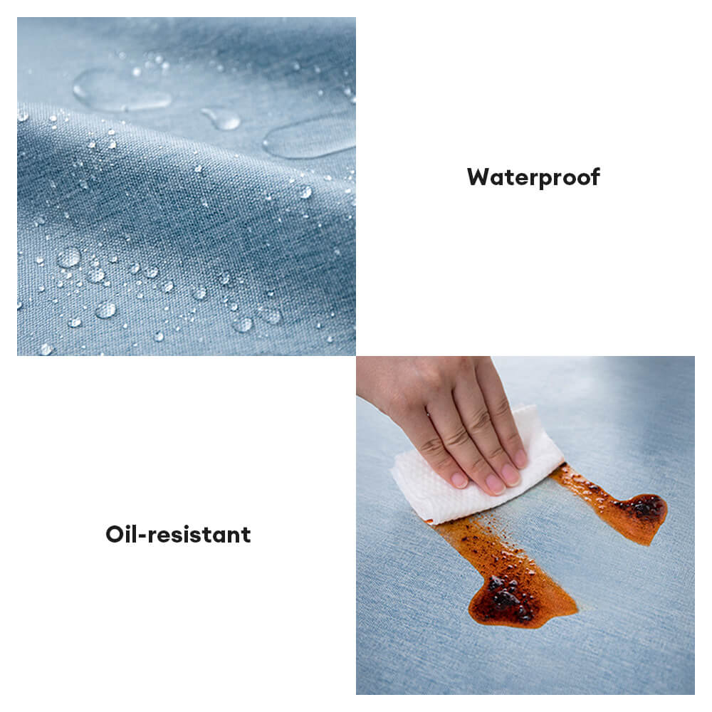 Norvo | Lin Waterproof and Oil-Resistant Easy-Care Rund Duken