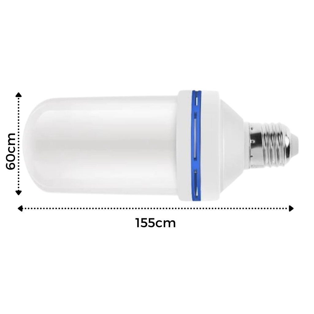 Flimrende LED-flammelampe