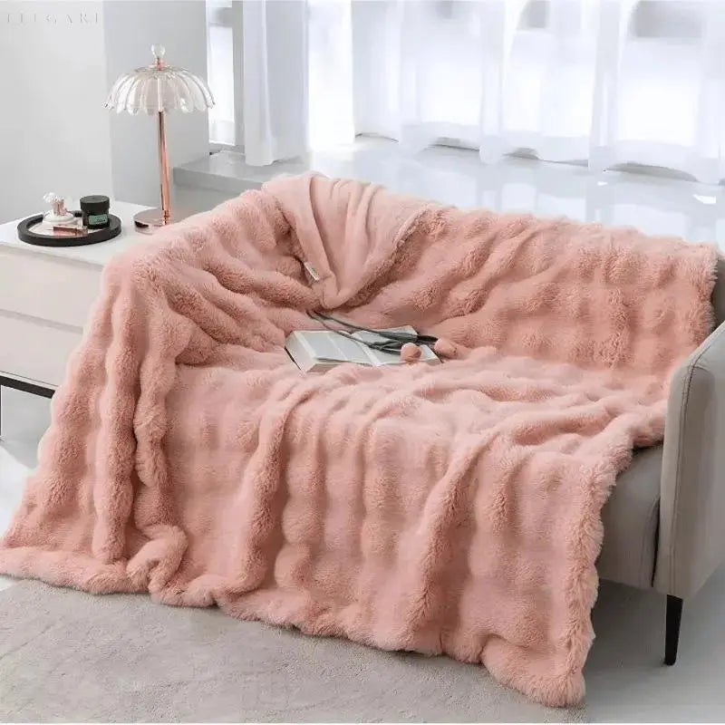 Norvo | Varmende Teppe - varmt teppe for vinter - sofa