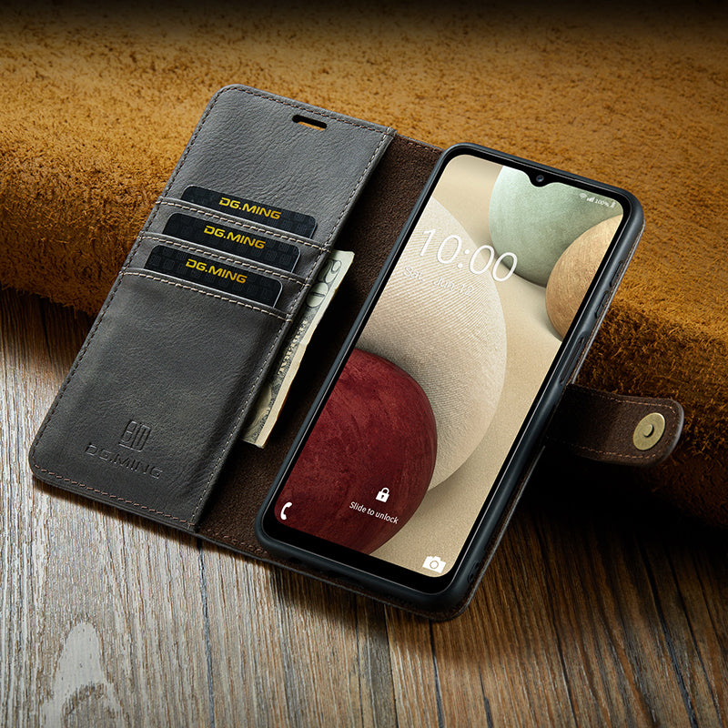 Norvo | 2 i 1 avtagbart flip lærveske for Samsung Galaxy