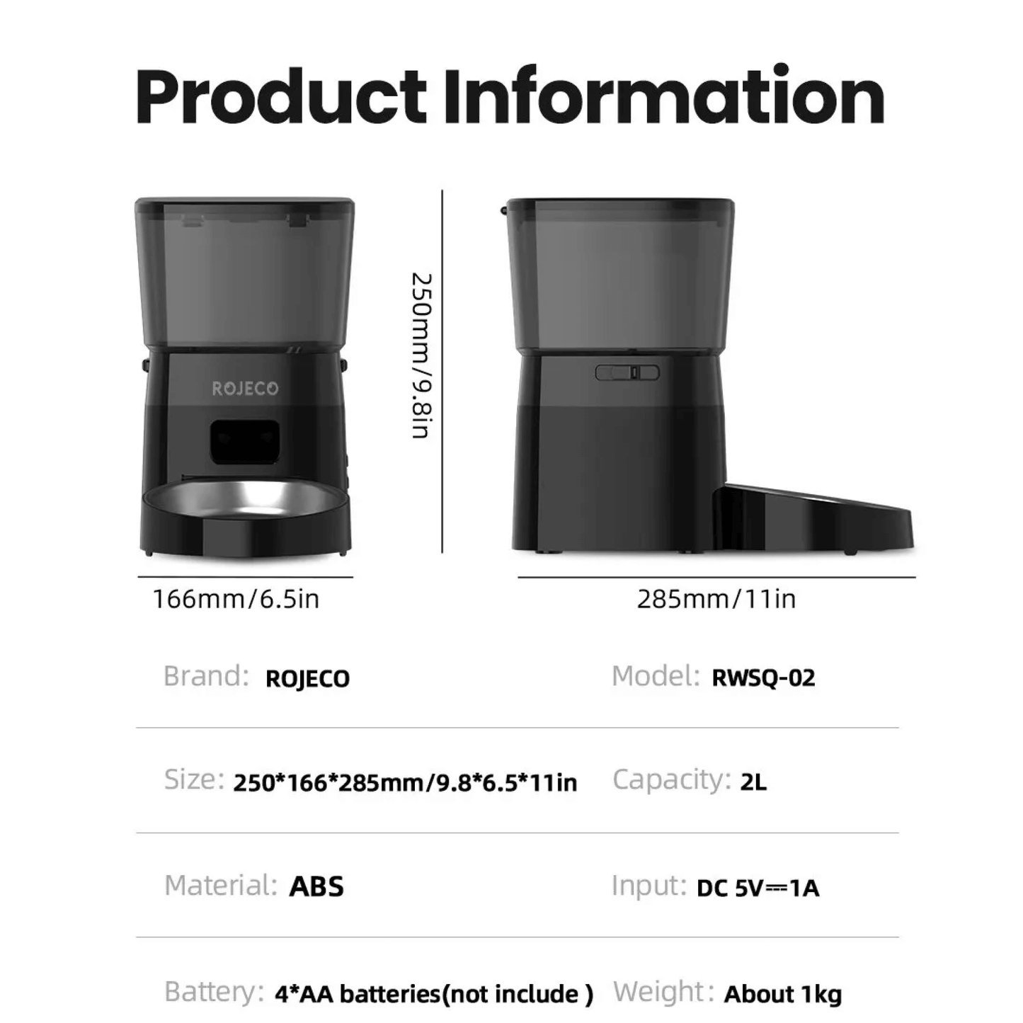 Norvo | Automatisk Hund Tidsbestemt Matdispenser