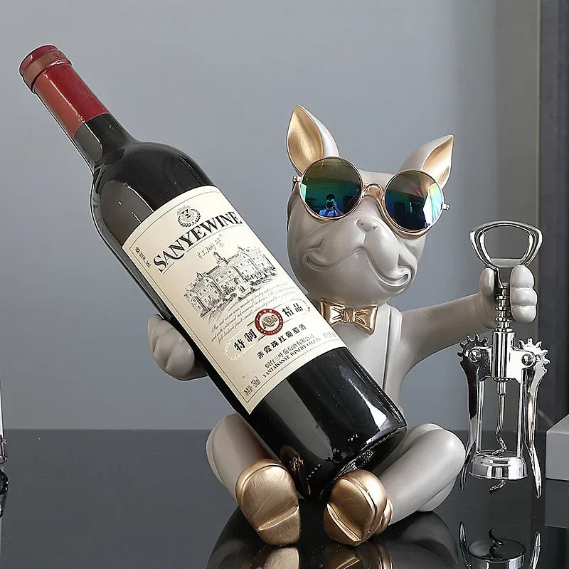 ServiPup – Hund Vin Oppbevaring Dekorasjon