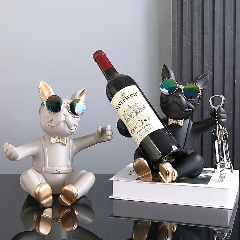 ServiPup – Hund Vin Oppbevaring Dekorasjon