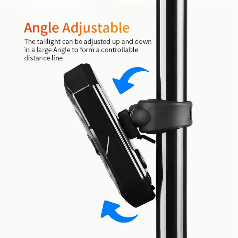 Norvo | Oppladbart sykkel baklys med fjernkontroll og 32 LED-lamper