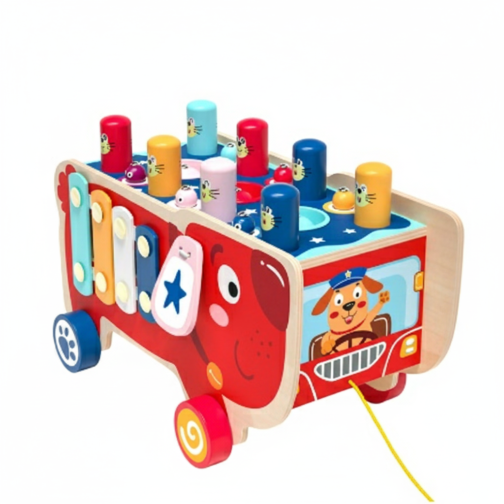 Norvo | ElefunPlay | Oppdag, treff og lær - Trehammer og xylofonspill for barn